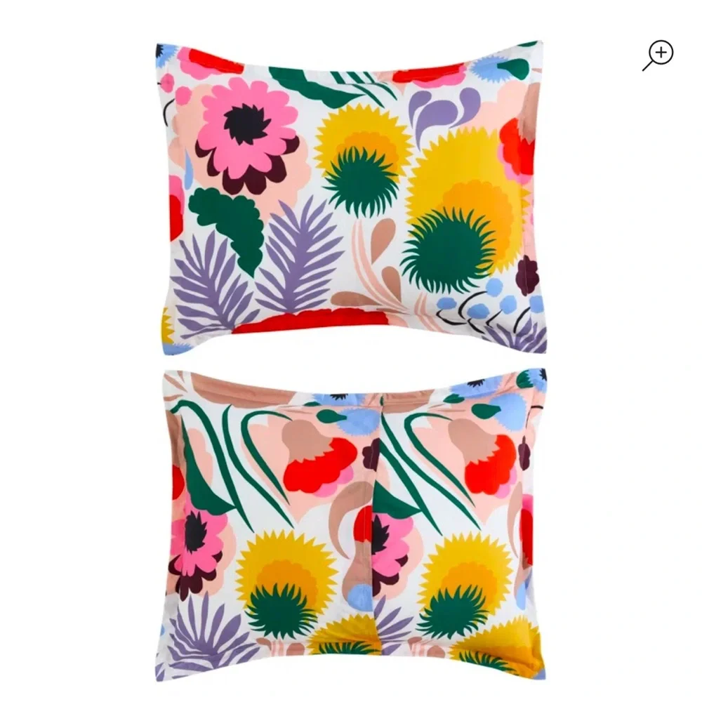 NEW Marimekko Ojakellukka KING Duvet w/2 shams.Reversible RARE NO OFFERS - Picture 7 of 12